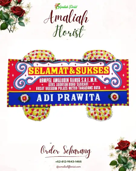 Papan Bunga Ucapan Selamat Montasik
